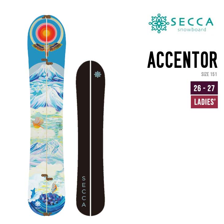 SECCA セッカ 26-27 ACCENTOR アク真っただ中 スノーボード スプリットボード