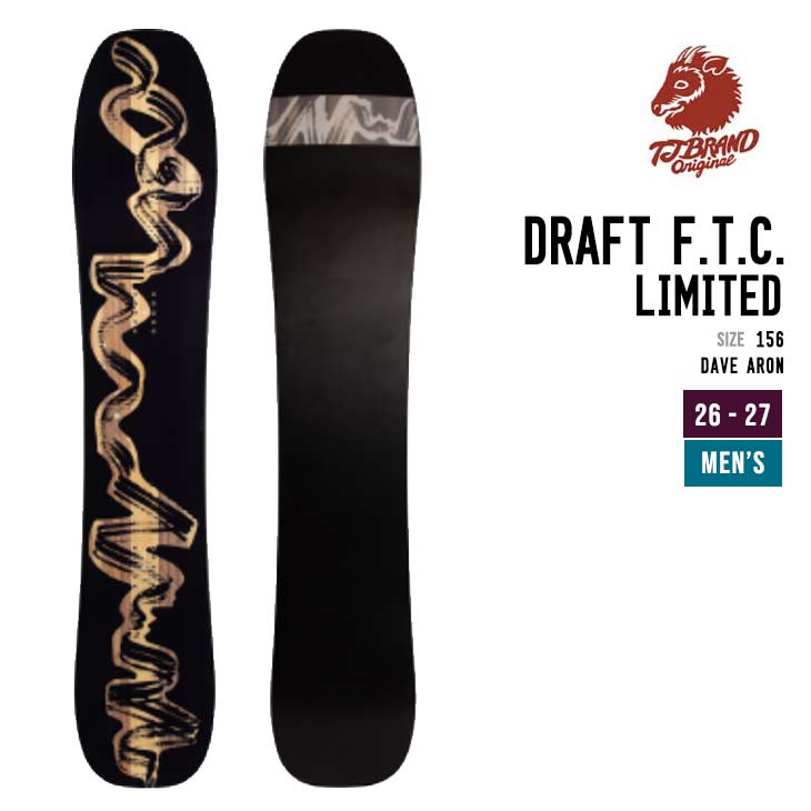 TJ BRAND ティージェーブランド 26-27 DRAFT F.T.C. ART LIMITED ひな形 スノーボード