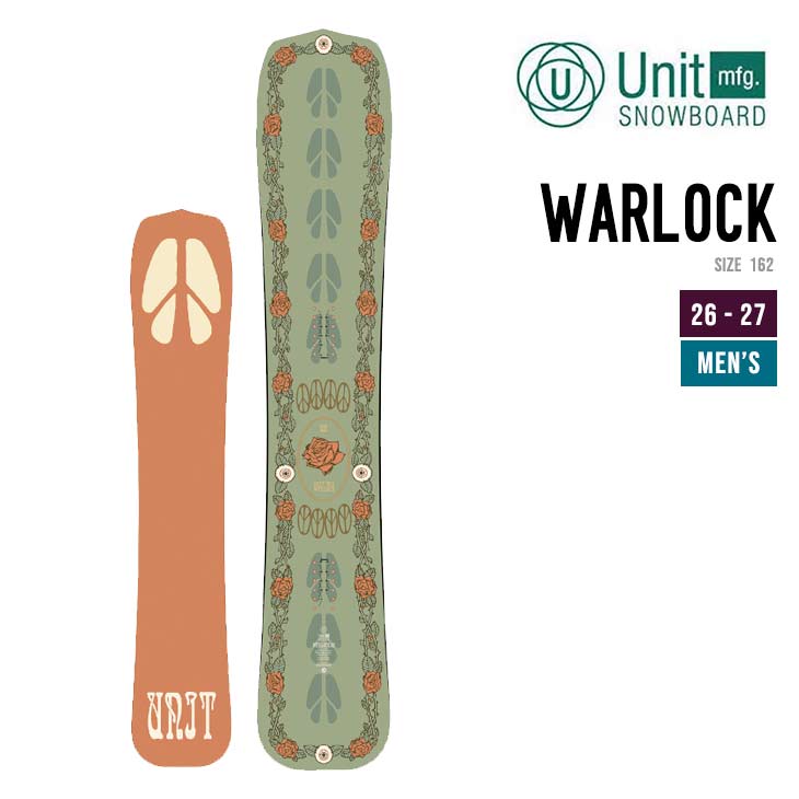 UNIT 社会的単位 26-27 WARLOCK ウォーロック スノーボード