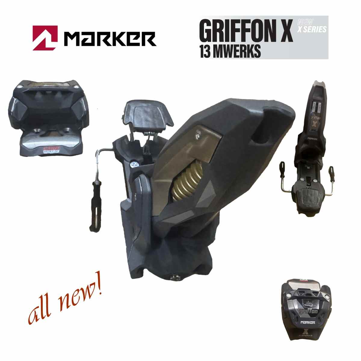 楽天市場】MARKER GRIFFON SCHIZO 13 安心の国内正規品ブレーキ幅選択