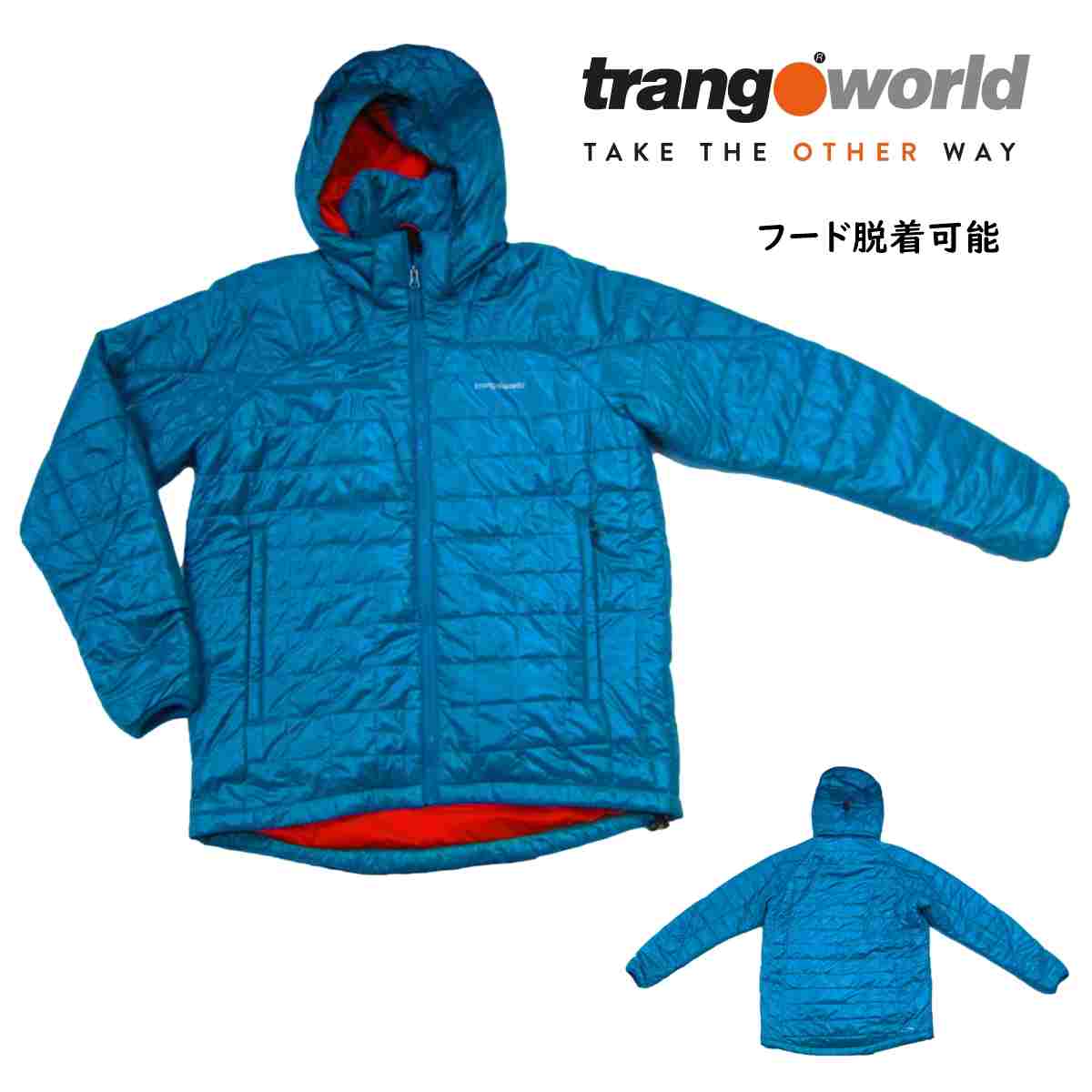 日本初上陸！TRANGOWORLD CHAQUEST JACKET 超軽量アウトドアダウンジャケット トランゴワールド PRIMALOFTプリマロフト使用 土日祝出荷可能品 わけあり品