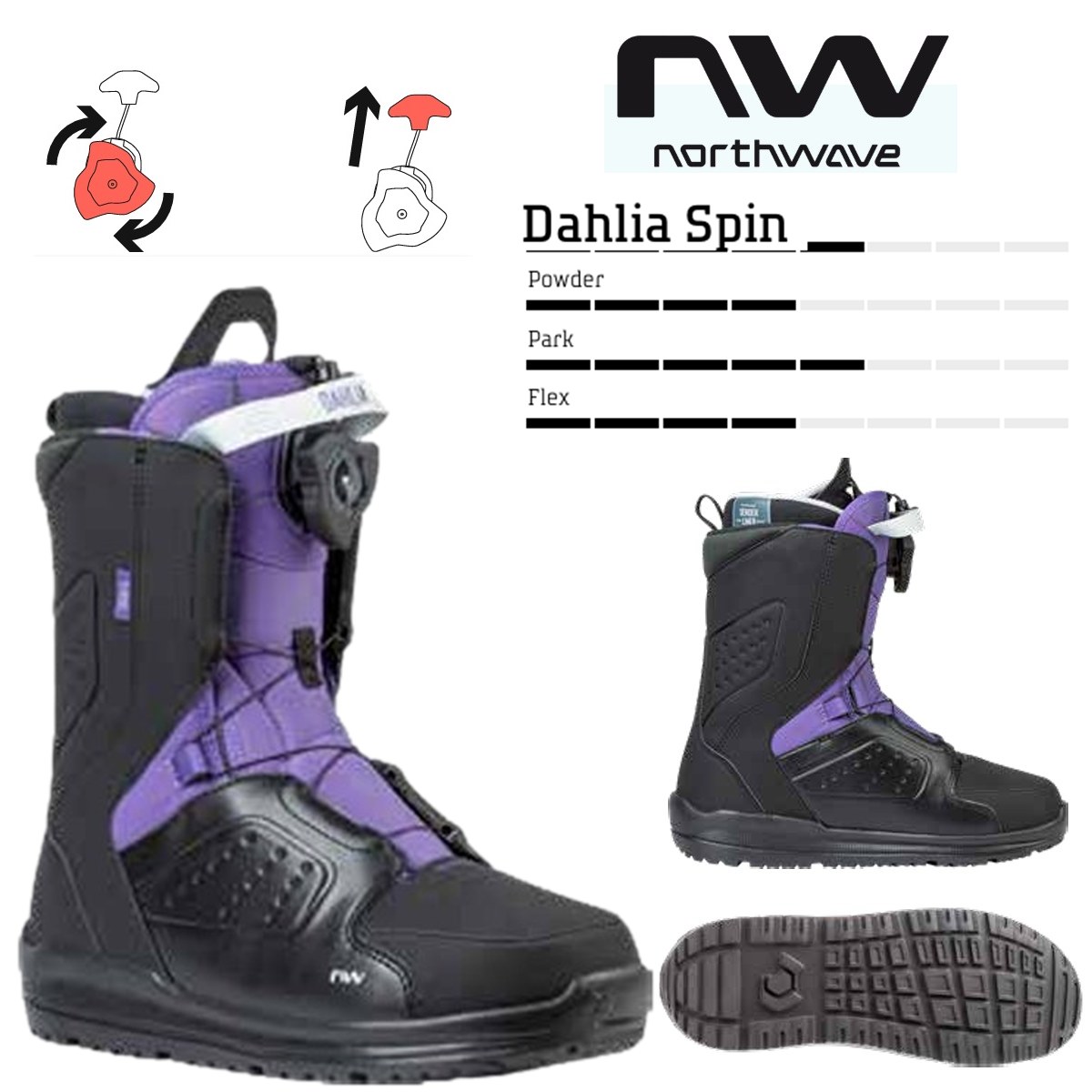 楽天市場】23-24 NORTHWAVE DAHLIA SLS ｶﾗｰ:WHITE IRIDESCENT 22.5cm