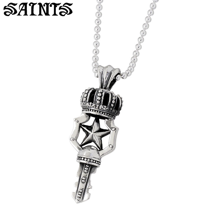 正規品 楽天市場 セインツ Saints ネックレス レディース メンズ シルバー ジュエリー クラウンキー 鍵 925 スターリングシルバー Ssp 05 シルバーアクセサリーsies Rosso 高級感 Blog Jotajota Net Br