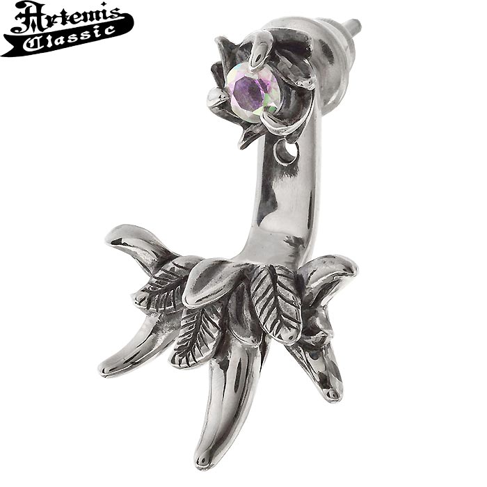 【ポイント2倍!マラソン期間中!】 アルテミスクラシック Artemis Classic ウリエル イヤー ジャケット シルバー ピアス アクセサリー ミスティッククォーツ 片耳用 1個売り ACE0144