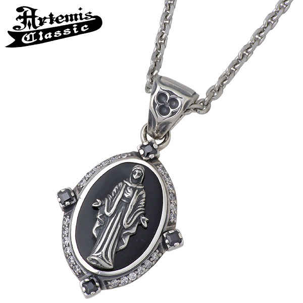 【ポイント2倍！マラソン期間中】 アルテミスクラシック Artemis Classic ネックレス レディース オニキス シルバー ジュエリー 黒衣聖母 キュービック 925 スターリングシルバー ACP0239