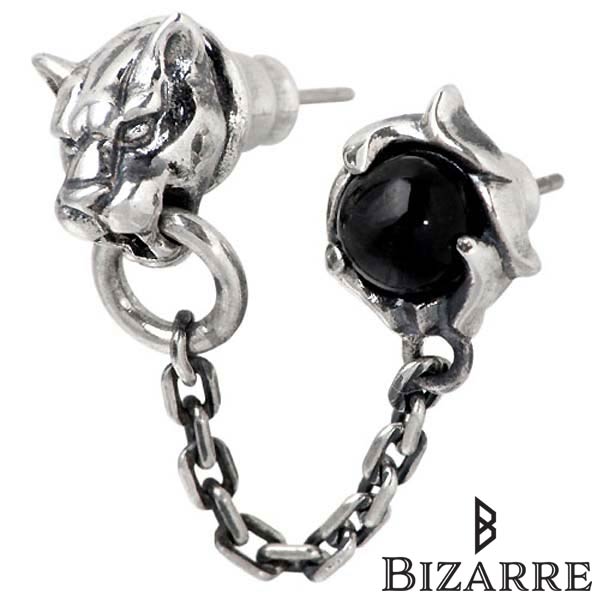 【ポイント2倍！マラソン期間中】 ビザール BIZARRE フレグランスド パンサー ダブル シルバー ピアス アクセサリー 1個売り 片耳用 シルバー925 スターリングシルバー SPJ068SV