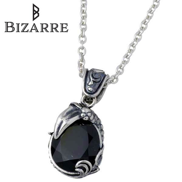 【ポイント2倍!マラソン終了まで】 ビザール BIZARRE ムーンライズクロウ シルバー ネックレス アクセサリー オニキス シルバー925 スターリングシルバー STJ027OX-CL60|Sies Rosso シーズ ロッソ