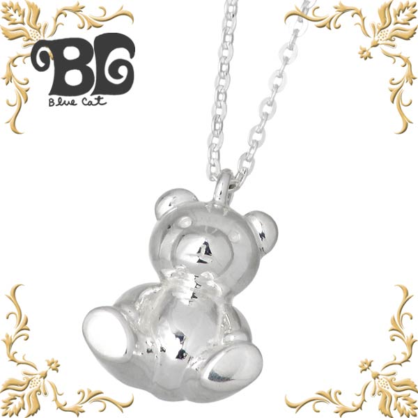 【ポイント2倍！12日まで！】 ブルーキャット Blue Cat くま シルバー ネックレス アクセサリー シルバー925 スターリングシルバー SPV307-0717