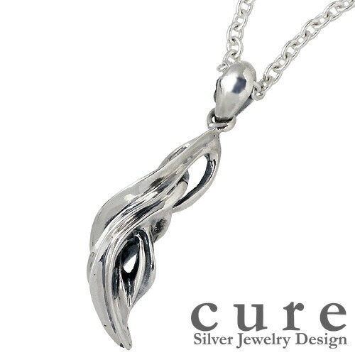 【ポイント2倍!マラソン期間中】 キュア cure ドロップリプル シルバー ネックレスL チェーン付き シルバー925 スターリングシルバー CU-PE-031CL60