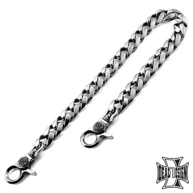 楽天市場】シルバーウォレットチェーン クロス 十字架 チェーン