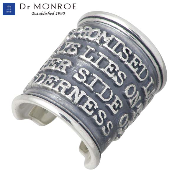 【ポイント2倍！マラソン期間中】 ドクターモンロー Dr MONROE イヤーカフ レディース メンズ シルバース メンズ メッセージ 1個売り 片耳用 925 スターリングシルバー EC-03-SV