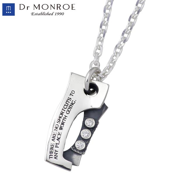 【ポイント2倍!マラソン終了まで】 ドクターモンロー Dr MONROE シルバー ネックレス アクセサリー メンズ キュービック メッセージ シルバー925 スターリングシルバー FC-165-SV|Sies Rosso シーズ ロッソ