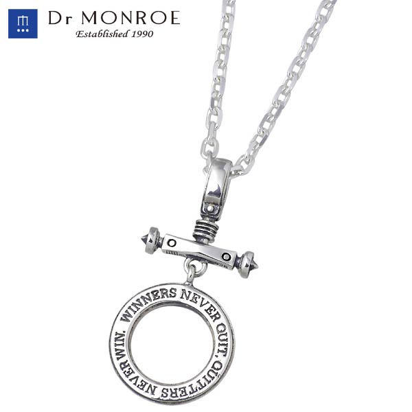 【ポイント2倍！マラソン期間中】 ドクターモンロー Dr MONROE ネックレス レディース メンズ シルバー ジュエリー メッセージ 925 スターリングシルバー FC-265-SV