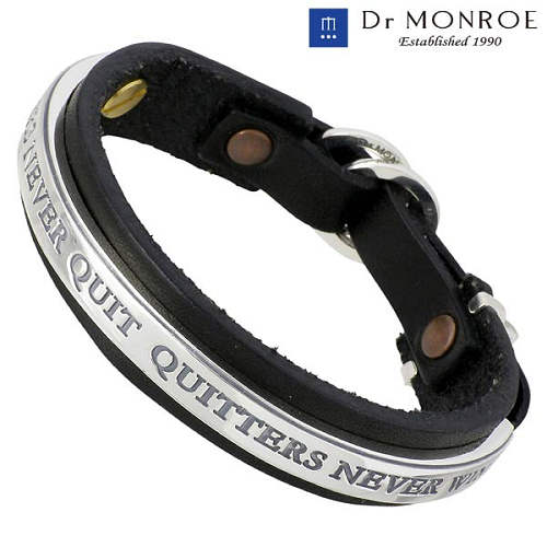 ドクターモンロー Dr MONROE レザー ブレスレット アクセサリー シルバー925 スターリングシルバー RE-01-SV