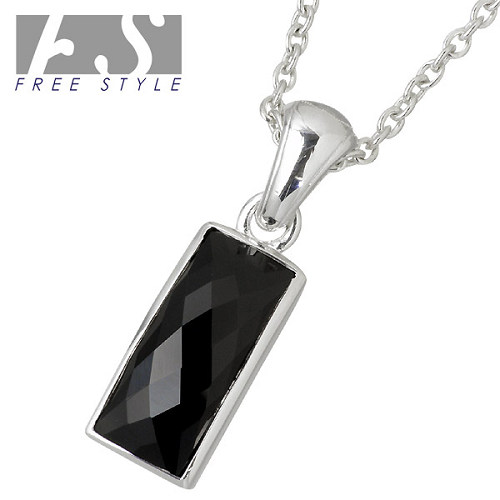 【ポイント2倍！マラソン終了まで】 フリースタイル FREE STYLE カットオニキス シルバー ペンダントトップ アクセサリー チェーン別売り シルバー925 スターリングシルバー FSP-633｜Sies Rosso シーズ ロッソ