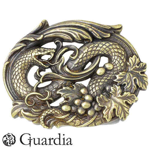 ガルディア Guardia ベルトバックル メンズ Dionysosディオニュソスベルトバックル真鍮蛇 ot ATBT-002 atbt-002.jpg