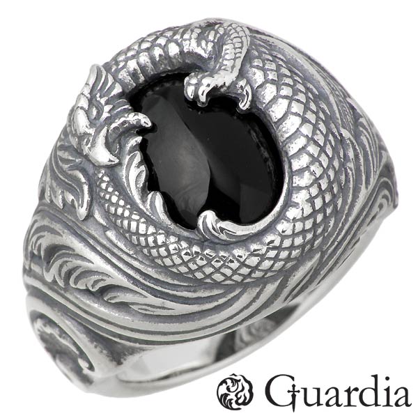 代引不可 楽天市場 ガルディア Guardia リング 指輪 レディース Ouroboros ウロボロス シルバー ジュエリー メンズ オニキス 9 30号 Atr 019 シルバーアクセサリーsies Rosso 日本全国送料無料 Imis Ma