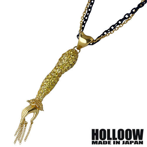 ホロウ HOLLOOW アルルカン ハンド シルバー ネックレス アクセサリー ゴールドコーティング キュービック ネックレス アクセサリー シルバー925 スターリングシルバー KHP-161PGD 57,257円