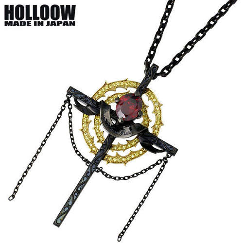 ホロウ HOLLOOW シーゴッド シルバー ネックレス アクセサリー チェーン付き ブラックコーティング キュービック クロス 十字架 シルバー925 スターリングシルバー KHP-277BK 57,257円