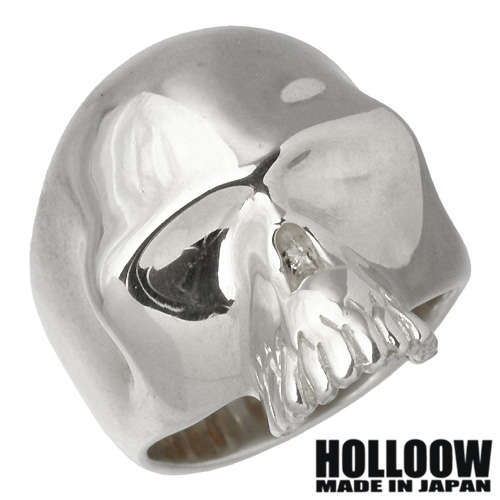 【ポイント2倍!マラソン終了まで】 ホロウ HOLLOOW アイレス シルバー リング キュービック スカル ドクロ 髑髏 10~25号 指輪 アクセサリー シルバー925 スターリングシルバー KHR-31SV|Sies Rosso シーズ ロッソ