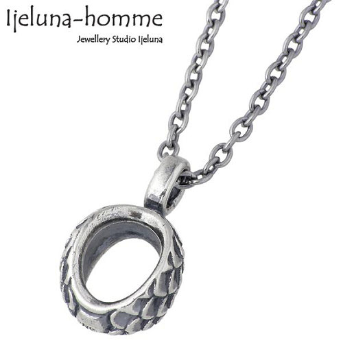 アイジェルナオム Ijeluna-homme ネックレス レディース メンズ シルバー ジュエリー 鱗 メガネホルダー 925 スターリングシルバー AT-063P