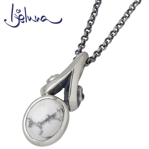 【ポイント2倍!マラソン終了まで】 アイジェルナ Ijeluna ヴァイオラ 8x10mmマグネサイトシルバーネックレス アクセサリー チェーン付きペンダントトップ アクセサリー シルバー925 スターリングシルバー IJ-058NS-MAGNE|Sies Rosso シーズ ロッソ