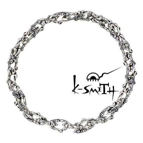【ポイント2倍！マラソン期間中！】 ケースミス K-SMITH ブレスレット メンズ シルバー ジュエリー 30PC 925 スターリングシルバー KI-0131