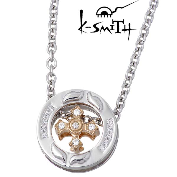 【ポイント2倍!マラソン終了まで】 ケースミス K-SMITH SWING クロス シルバー ネックレス アクセサリー キュービック 十字架 シルバー925 スターリングシルバー KI-1278206-WCZ|Sies Rosso シーズ ロッソ
