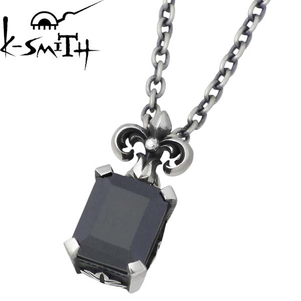 【ポイント2倍！マラソン終了まで】 K-SMITH(ケースミス) ブラックキュービック シルバー ネックレス シルバー925 KI-1279587｜Sies Rosso シーズ ロッソ