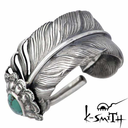 K-SMITH ケースミス バングル シルバーターコイズsilver刻印