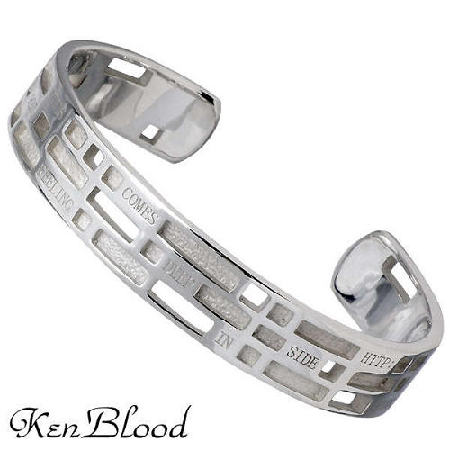 【ポイント2倍!マラソン終了まで】 ケンブラッド KEN BLOOD メッセージ シルバー バングル アクセサリー ブレスレット アクセサリー シルバー925 スターリングシルバー KB-KP-141|Sies Rosso シーズ ロッソ