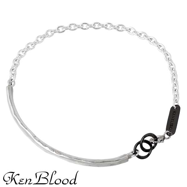 【ポイント2倍！マラソン期間中！】 ケンブラッド KEN BLOOD ブレスレット メンズ シルバー ジュエリー 925 スターリングシルバー KP-387SV