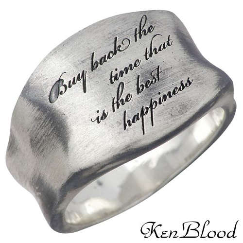 【ポイント2倍！マラソン終了まで】 ケンブラッド KEN BLOOD コンシャス シルバー リング 指輪 アクセサリー 9～23号 シルバー925 スターリングシルバー KR-228AtSV｜Sies Rosso シーズ ロッソ