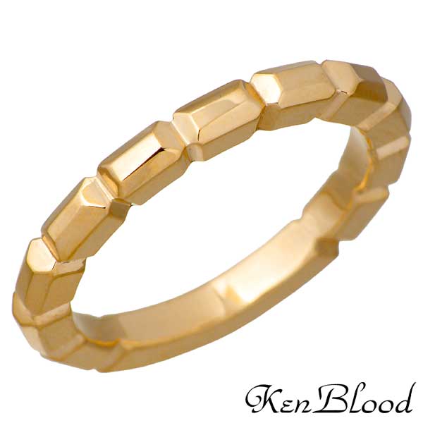 【ポイント2倍!マラソン終了まで】 ケンブラッド KEN BLOOD バゲット シルバー リング ゴールド 指輪 アクセサリー 9~25号 シルバー925 スターリングシルバー KR-259GD|Sies Rosso シーズ ロッソ