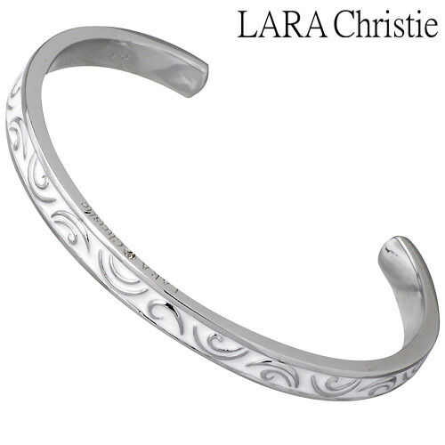 ララクリスティー LARA Christie セイントグラス バングル アクセサリー WHITE Label ブレスレット アクセサリー シルバー925 スターリングシルバー LA-B3036-W 34,320円