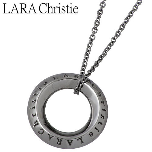 【ポイント2倍！マラソン期間中】 ララクリスティー LARA Christie ネックレス メンズ シルバー ジュエリー ローラシア ブラック【楽ギフ】 925 スターリングシルバー LA-P5719-B