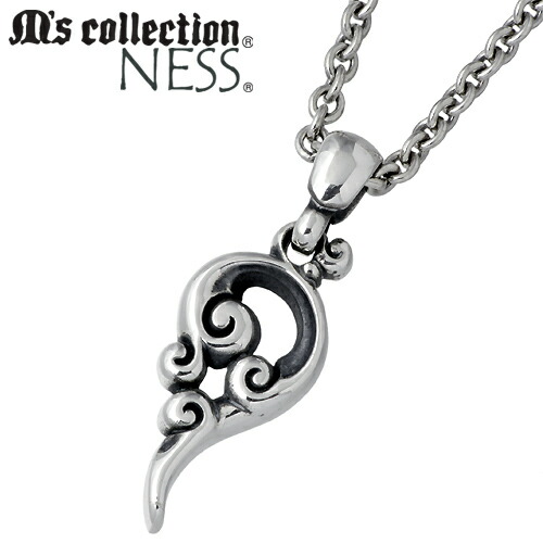 【ポイント2倍！マラソン期間中】 エムズコレクション M's collection ネックレス レディース シルバー ジュエリー チェーン付き フェザー 羽 925 スターリングシルバー MC-378