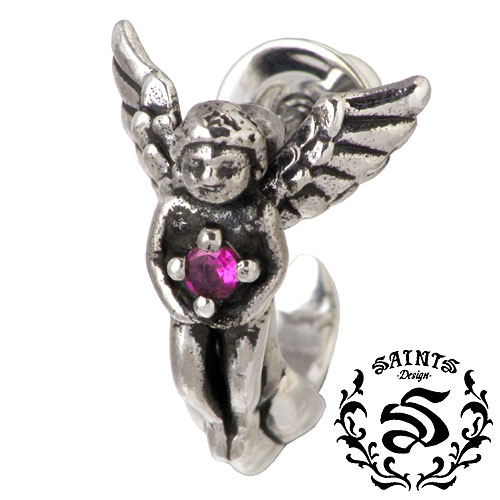 【ポイント2倍！マラソン期間中！】 セインツ SAINTS エンジェル スタッド シルバー ピアス アクセサリー タイプ1 片耳用 シルバー925 スターリングシルバー SSE9-41
