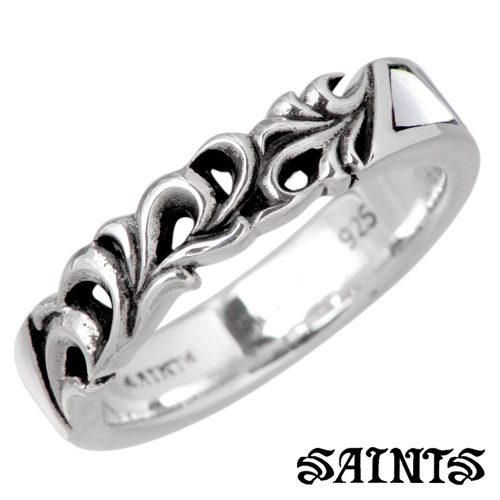 【ポイント2倍！マラソン終了まで】 セインツ SAINTS アラベスク シェル シルバー リング 7～21号 指輪 アクセサリー SSR8-57｜Sies Rosso シーズ ロッソ