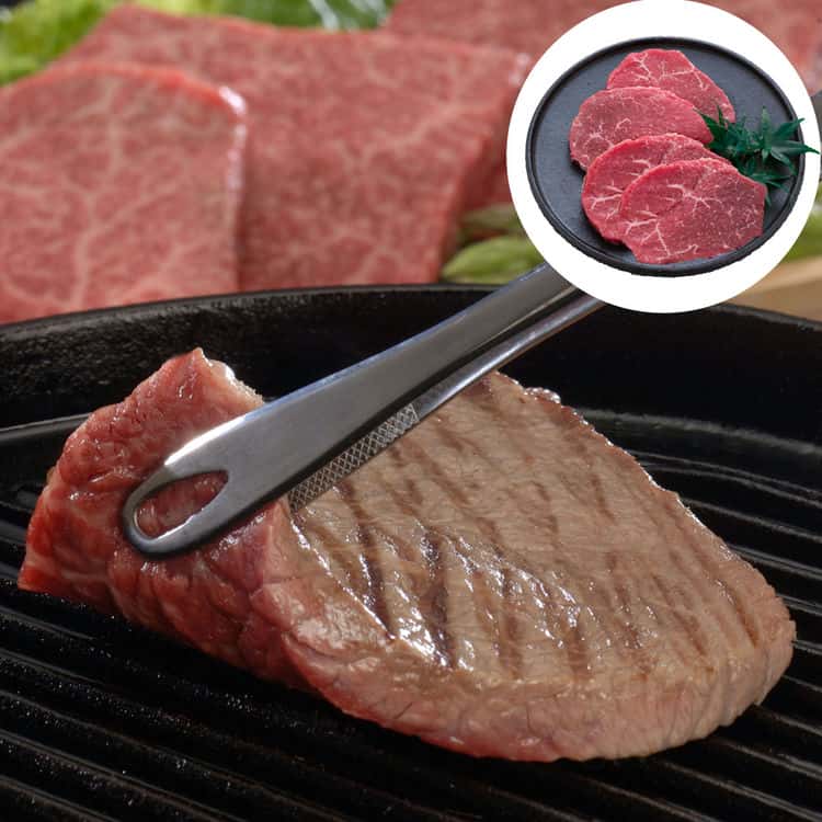 【ジャンルSALE 10%OFF！】 滋賀 近江牛 モモステーキ 100gx4枚 黒毛和牛 牛肉 スライス 近江牛の歴史は古く江戸時代には彦根藩が将軍家に献上していたほど 日本三大和牛のひとつとして人気のある銘柄牛 ご進物 ギフト｜Sies Rosso シーズ ロッソ