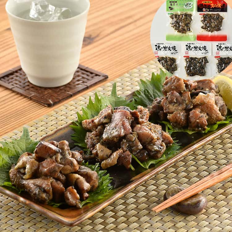 【ポイント2倍！マラソン期間中】 宮崎 三味鶏 鶏の炭火焼x3 鶏炭火ハーブ焼x1 スパイス焼x1 宮崎名物 鶏の炭火焼 炭火で燻された風味豊かな炭火焼 スパイシーな味わいの山賊焼 風味豊かなタレを使ったハーブ焼 ご進物 ギフト