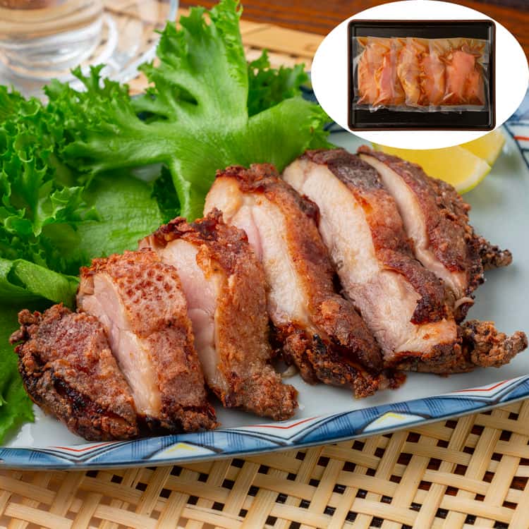 【ポイント2倍！マラソン期間中】 長野 信州郷土料理 松本山賊焼き ムネ 1kg 鶏肉をすり下ろしたニンニクやタマネギを効かせた醤油タレに漬け込み片栗粉をまぶして油で揚げる長野県中信地方の郷土料理 ご進物 ギフト 贈り物に