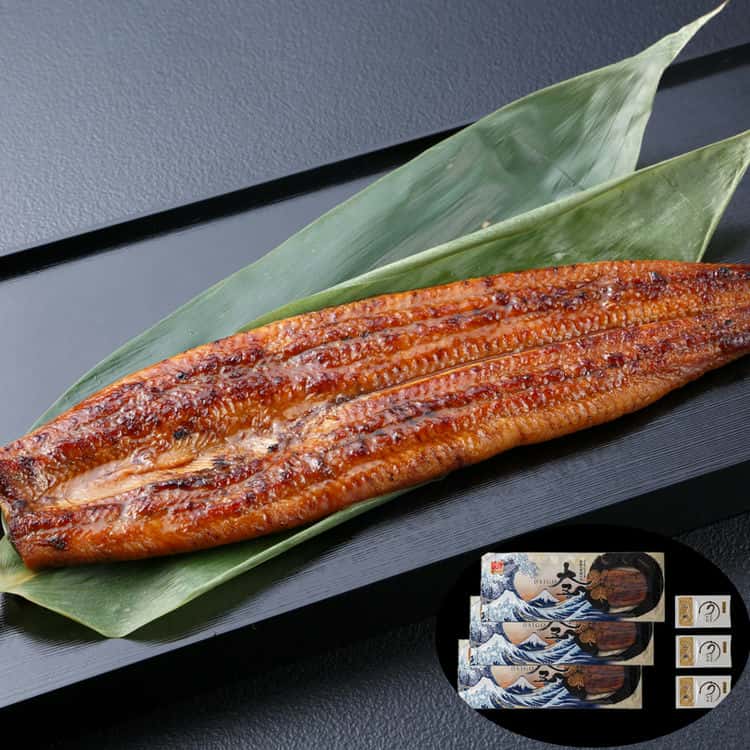 うなぎ問屋の大五 鰻蒲焼 長蒲焼3尾セット 計360g 中までしっかり焼き込める遠赤外線と香ばしさを引き出す近赤外線を組み合わせた独自の炙り焼き製法 2018モンドセレクション金賞受賞 ご進物