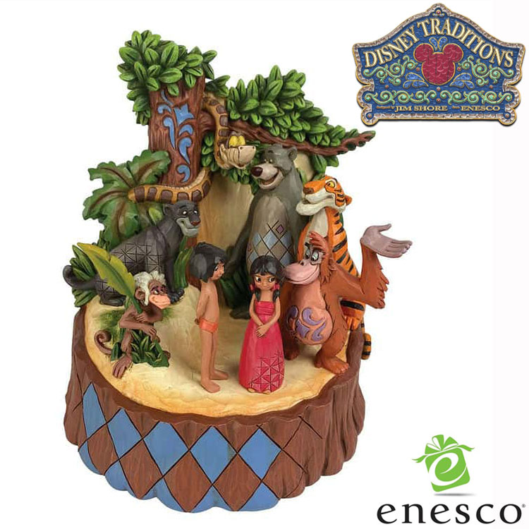 enesco(エネスコ)【Disney Traditions】ワンダフル ジャングル・ブック ディズニー フィギュア コレクション 人気 ブランド ギフト クリスマス 贈り物 プレゼントに最適 6010085画像