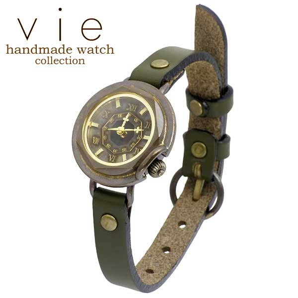 【ポイント2倍！マラソン終了まで】 ヴィー vie handmade watch 手作り 腕時計 ハンドメイド WB-007S｜Sies Rosso シーズ ロッソ 10,868円