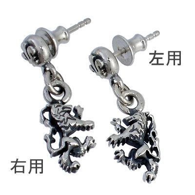 【ポイント2倍!マラソン終了まで】 ウルフマンB.R.S WOLFMAN B.R.S ブラザー ウルフ シルバー ピアス アクセサリー 片耳用 シルバー925 スターリングシルバー WO-E-014|Sies Rosso シーズ ロッソ