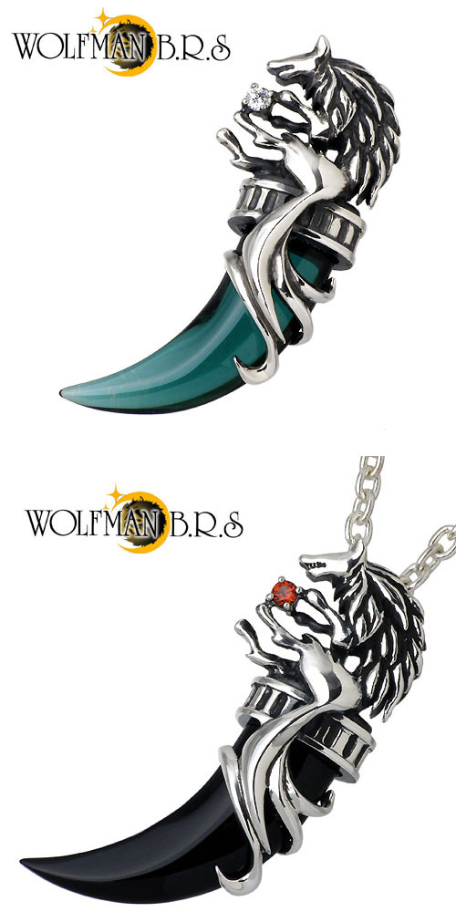 【ポイント2倍！マラソン期間中】 ウルフマンB.R.S WOLFMAN B.R.S ネックレス メンズ シルバー ジュエリー ウルフ クロー 925 スターリングシルバー NW-P-101CL100