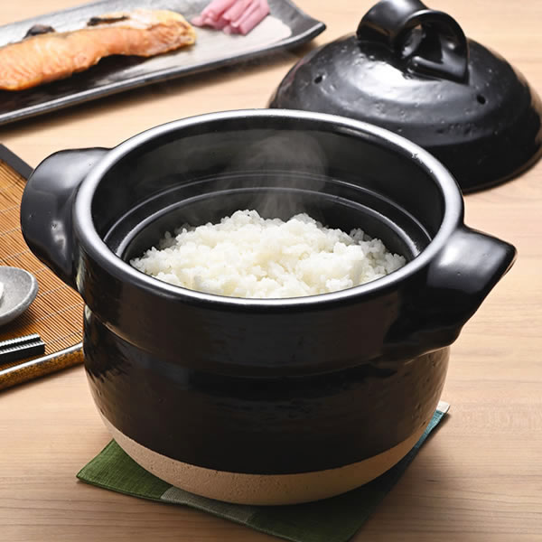未使用　土鍋　10号　5～6人用　鍋　なべ料理　炊飯　白米　直火　土なべ　レトロ 楽天市場】ご飯鍋 ごはん鍋 5合ごはん鍋 陶器 土鍋 信楽焼