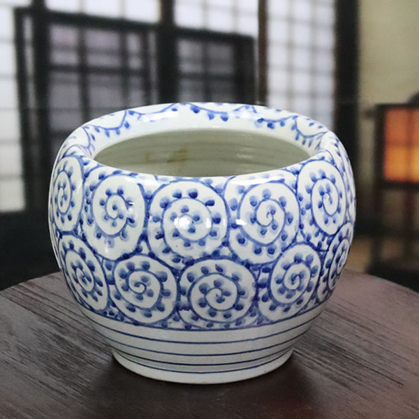 信楽焼 花柄 球形 陶器 楽天市場】【今だけ限定10%OFFクーポン配布中】火鉢型ポット ひばち