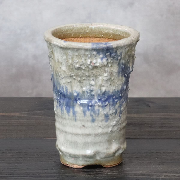 【今だけ限定10%OFFクーポン】山草鉢 手作りの陶器植木鉢 山野草鉢 信楽焼 山草 鉢 しがらき 陶器鉢 植木 やきもの 信楽焼鉢 手づくり 多肉植物 塊根植物 sa-0356